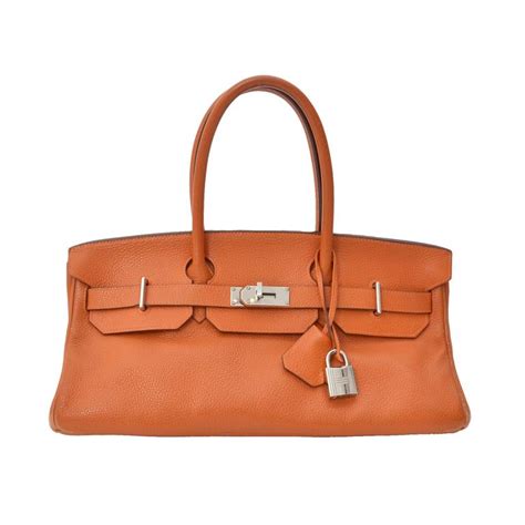 hermes orange bag birkin|hermes orange shoulder bag.